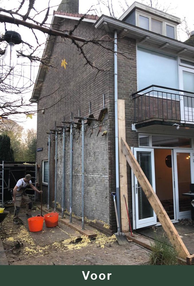 Bouwbedrijf Vrasdonk Graaf Jankade Alkmaar huis buiten aanbouw voor 